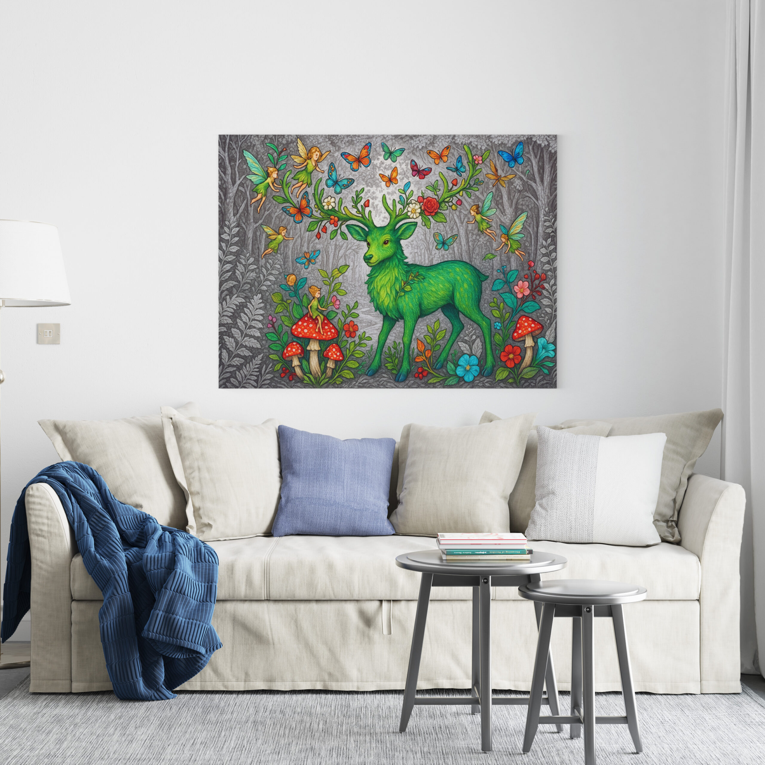 raxxa Canva: Waldgeist und Elfenhirsche - mystische Wesen – Image 2