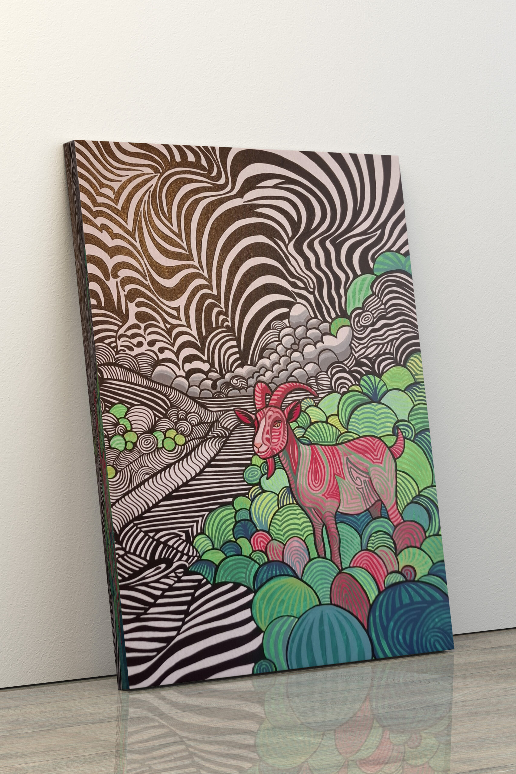 raxxa Canva: Zwischen Farn und Flut
