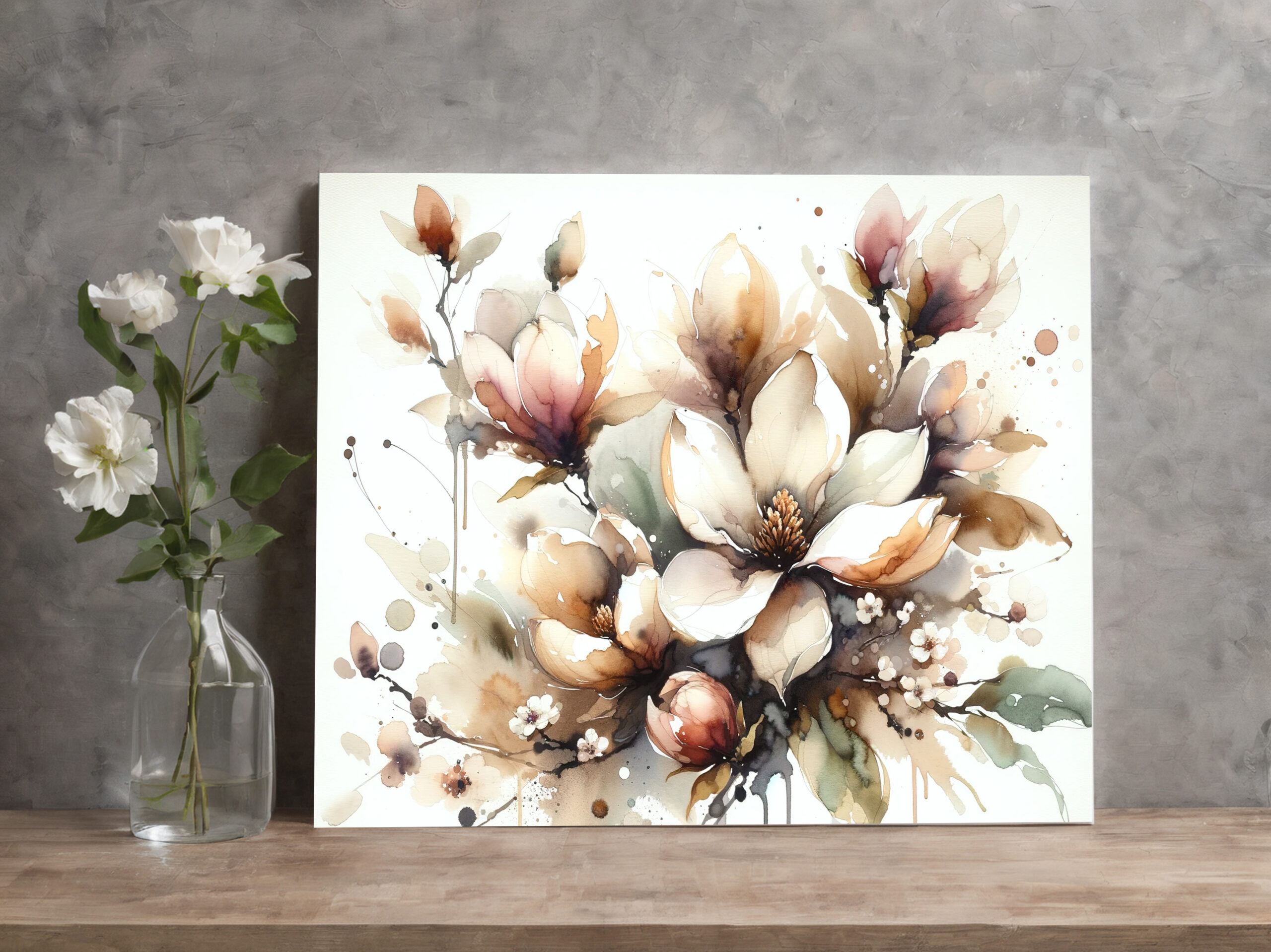 raxxa Canva: Elegant Magnolia Bloom