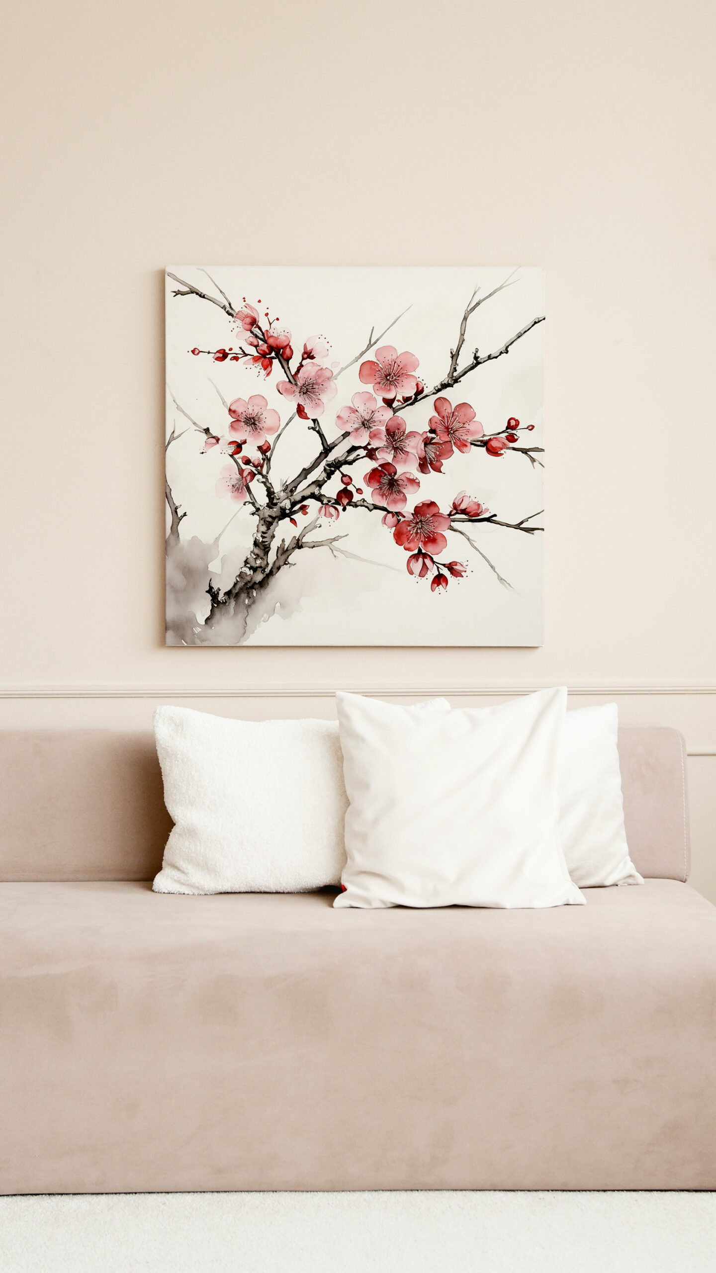 raxxa Canva: Pink Cherry Blossom Branch – Bild 2