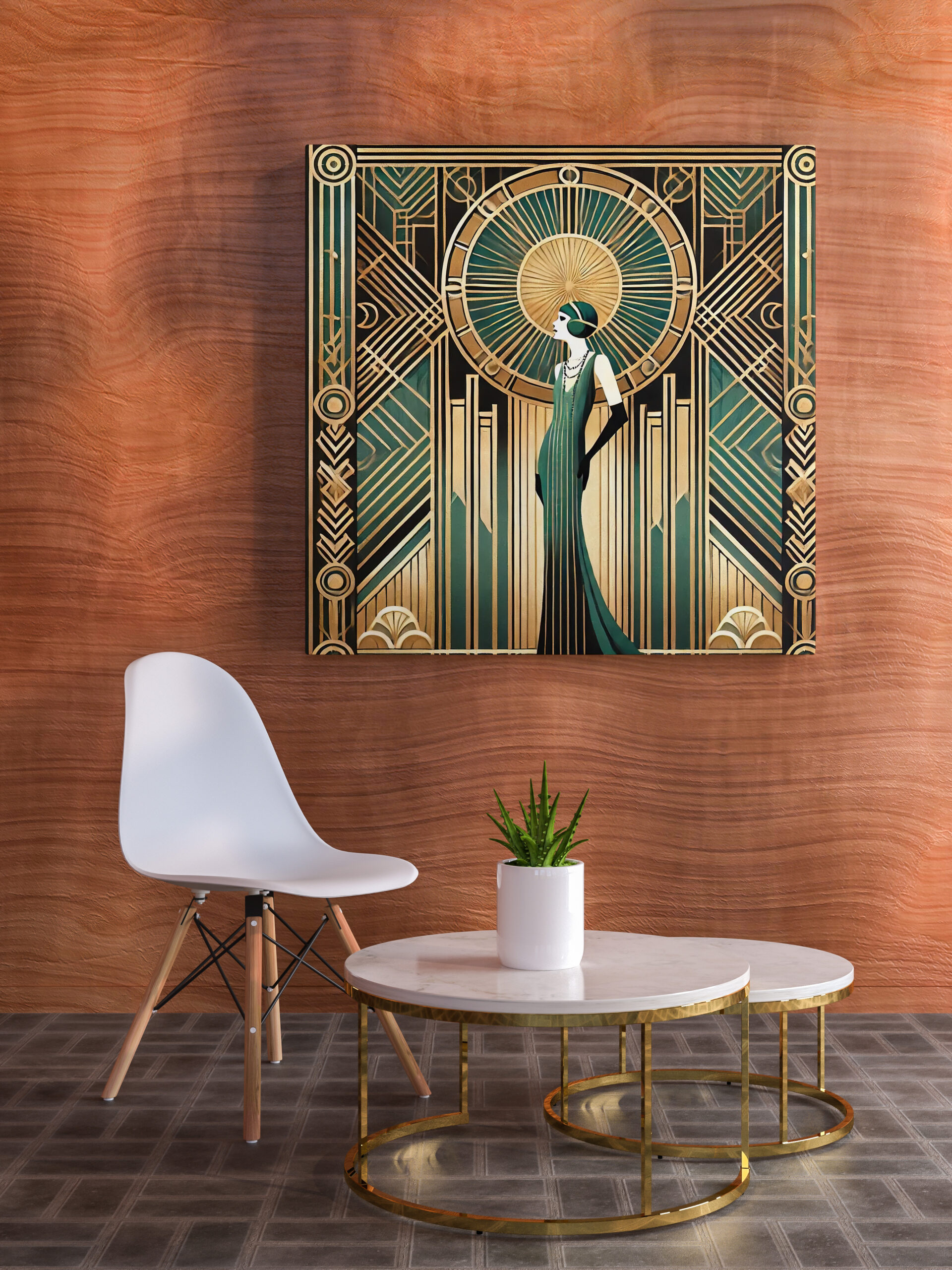 raxxa Canva: Opulent Elegance A Tribute to Art Deco - Image 2