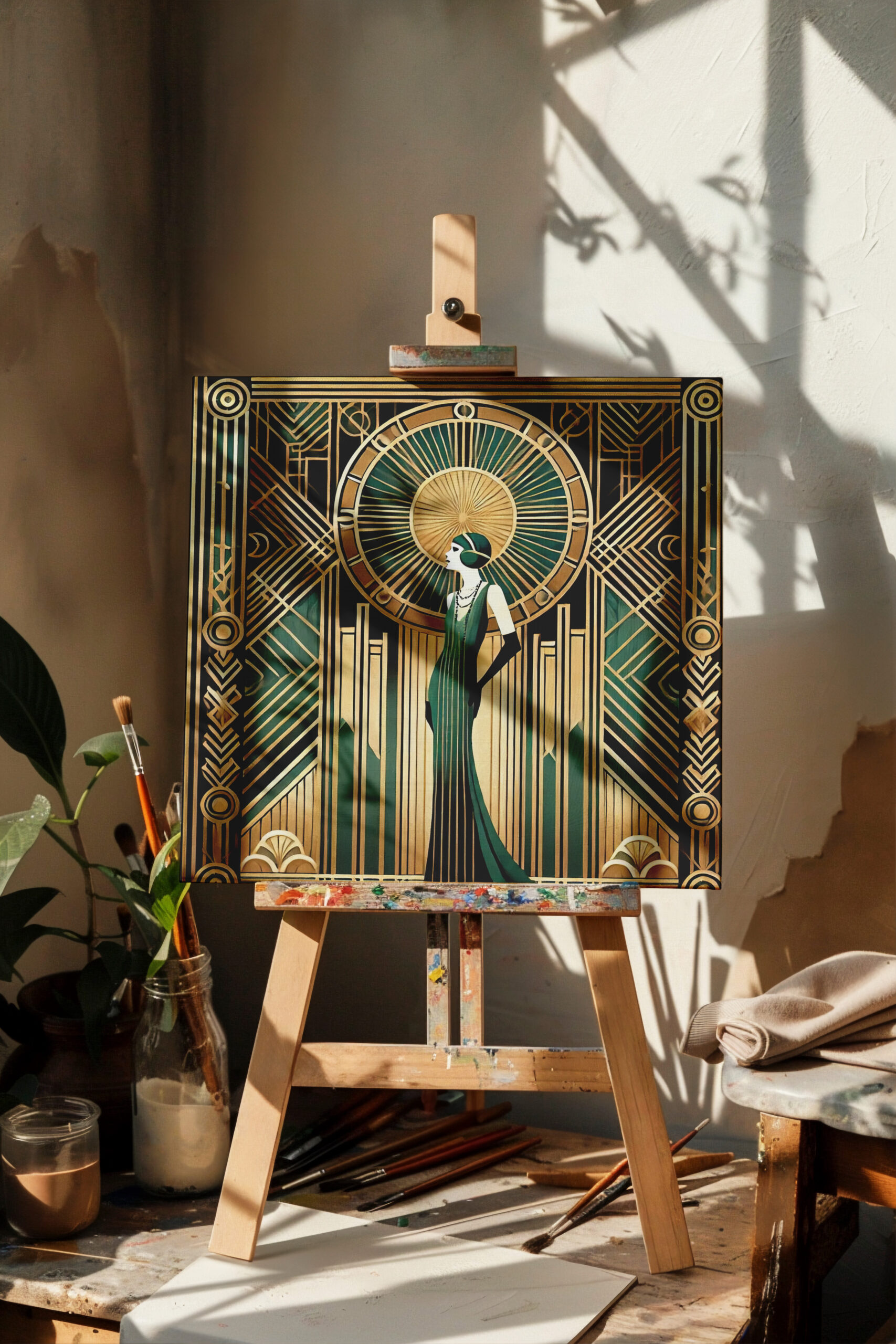 raxxa Canva: Opulent Elegance A Tribute to Art Deco