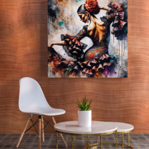 raxxa Canva: Midnight Lace Flamenco Dancer
