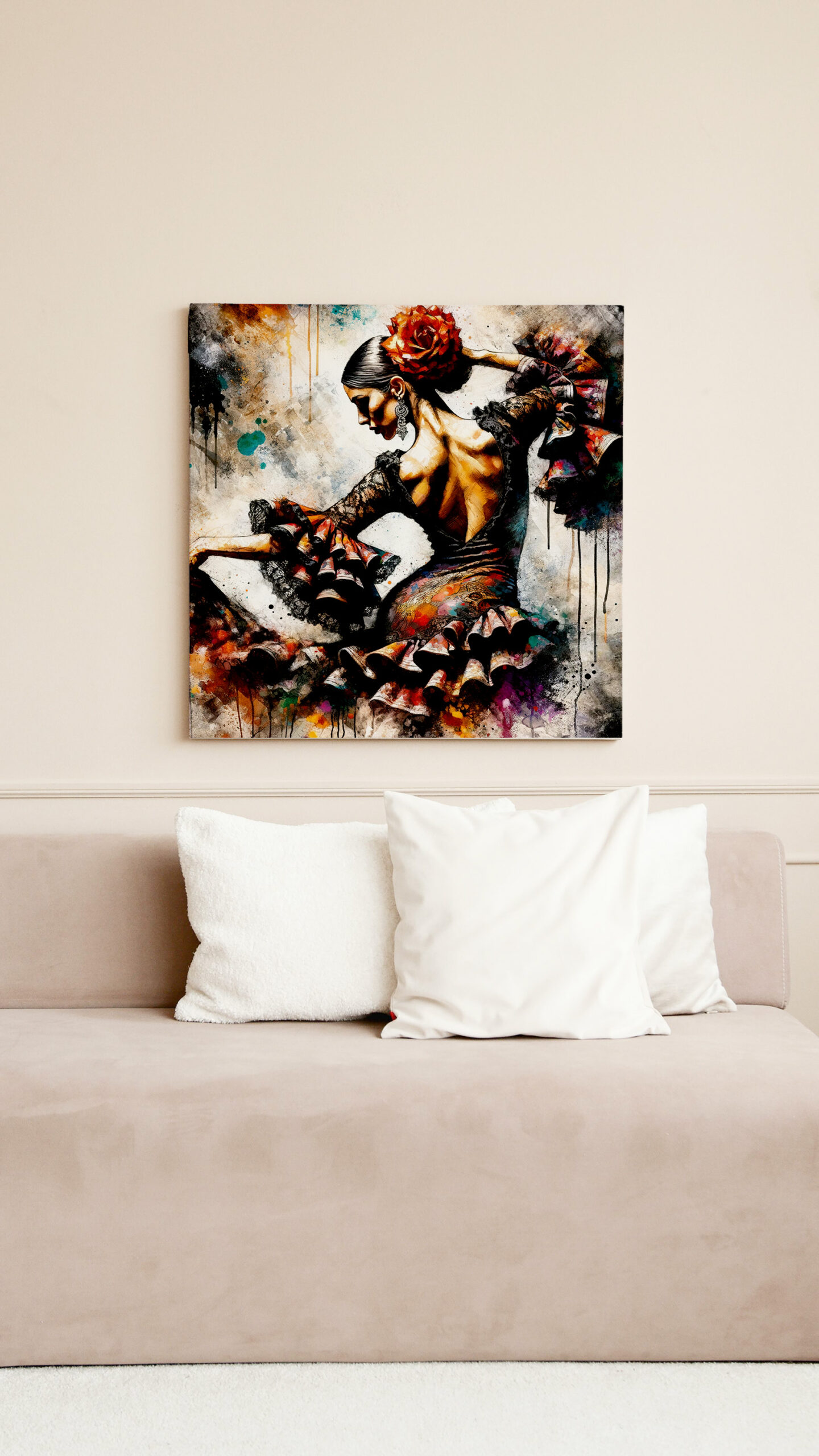 raxxa Canva: Midnight Lace Flamenco Dancer – Bild 2