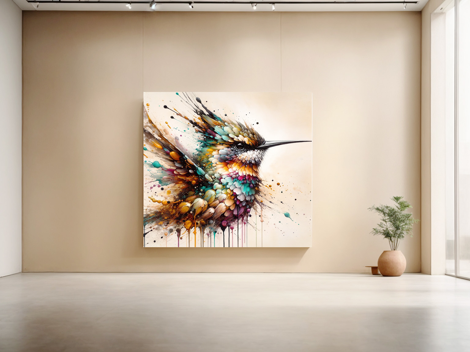 raxxa Canva: Powerful Hummingbird – Bild 2