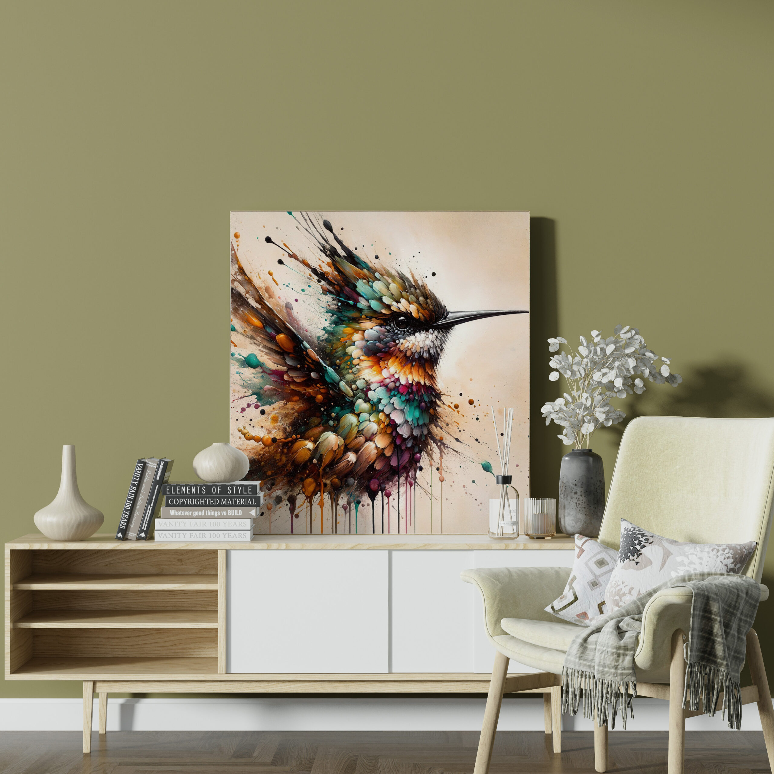 raxxa Canva: Powerful Hummingbird – Bild 3