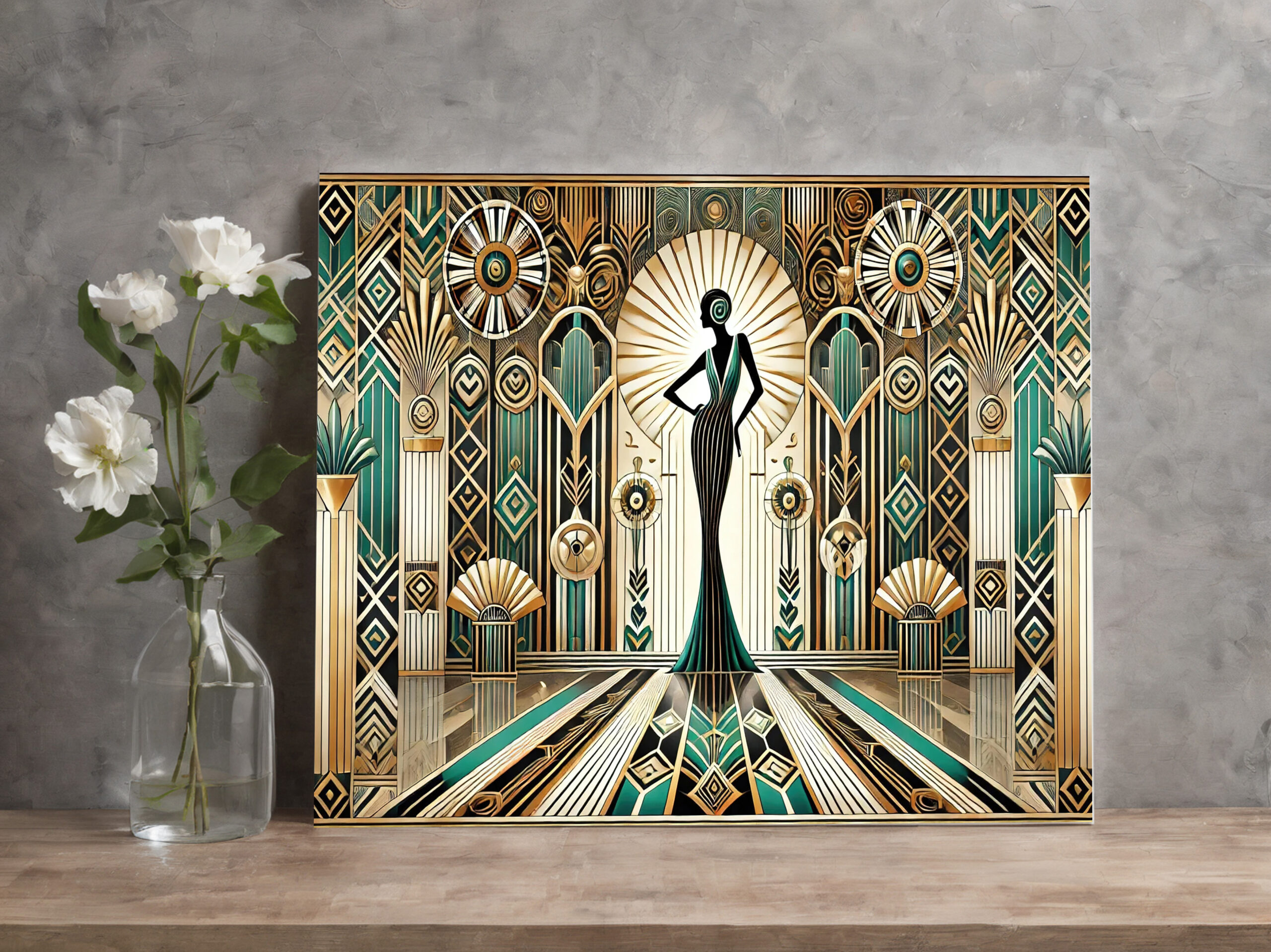 raxxa Canva: Art Deco Glamour Woman – Image 3