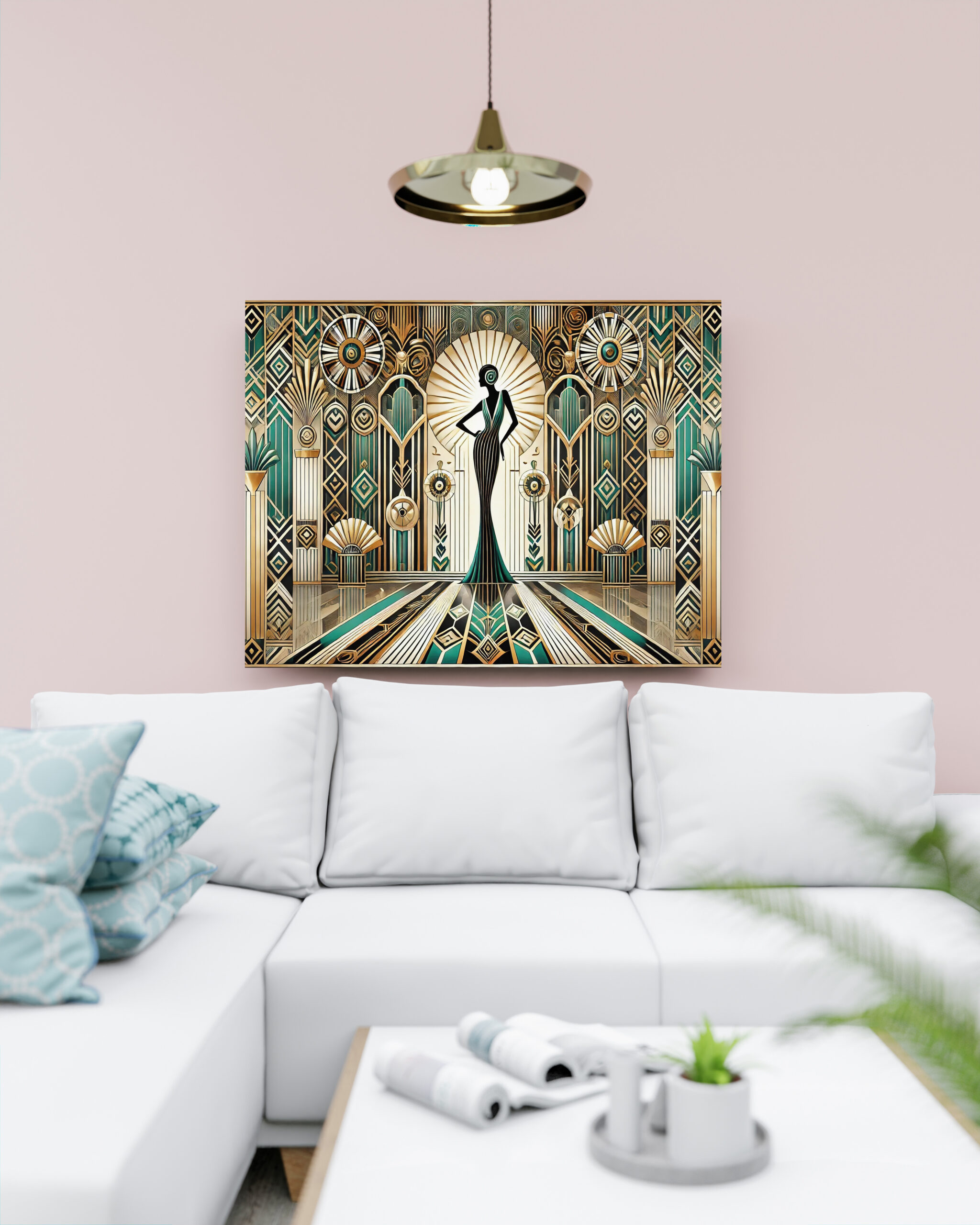 raxxa Canva: Art Deco Glamour Woman – Image 2