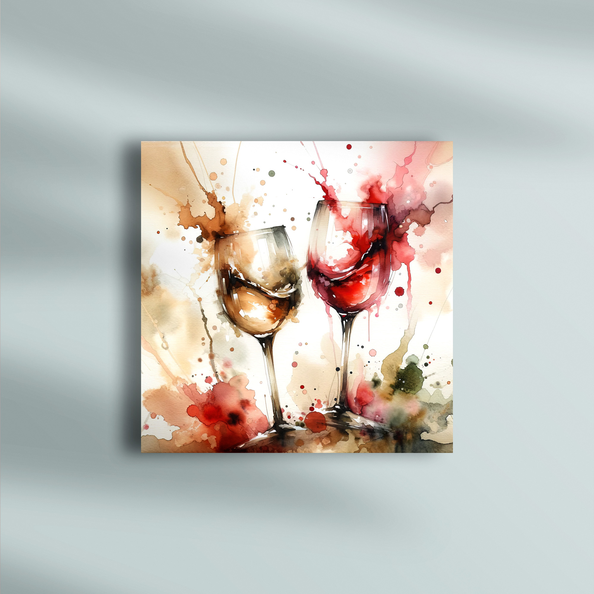 raxxa Canva: Watercolor Wine Glasses – Bild 3