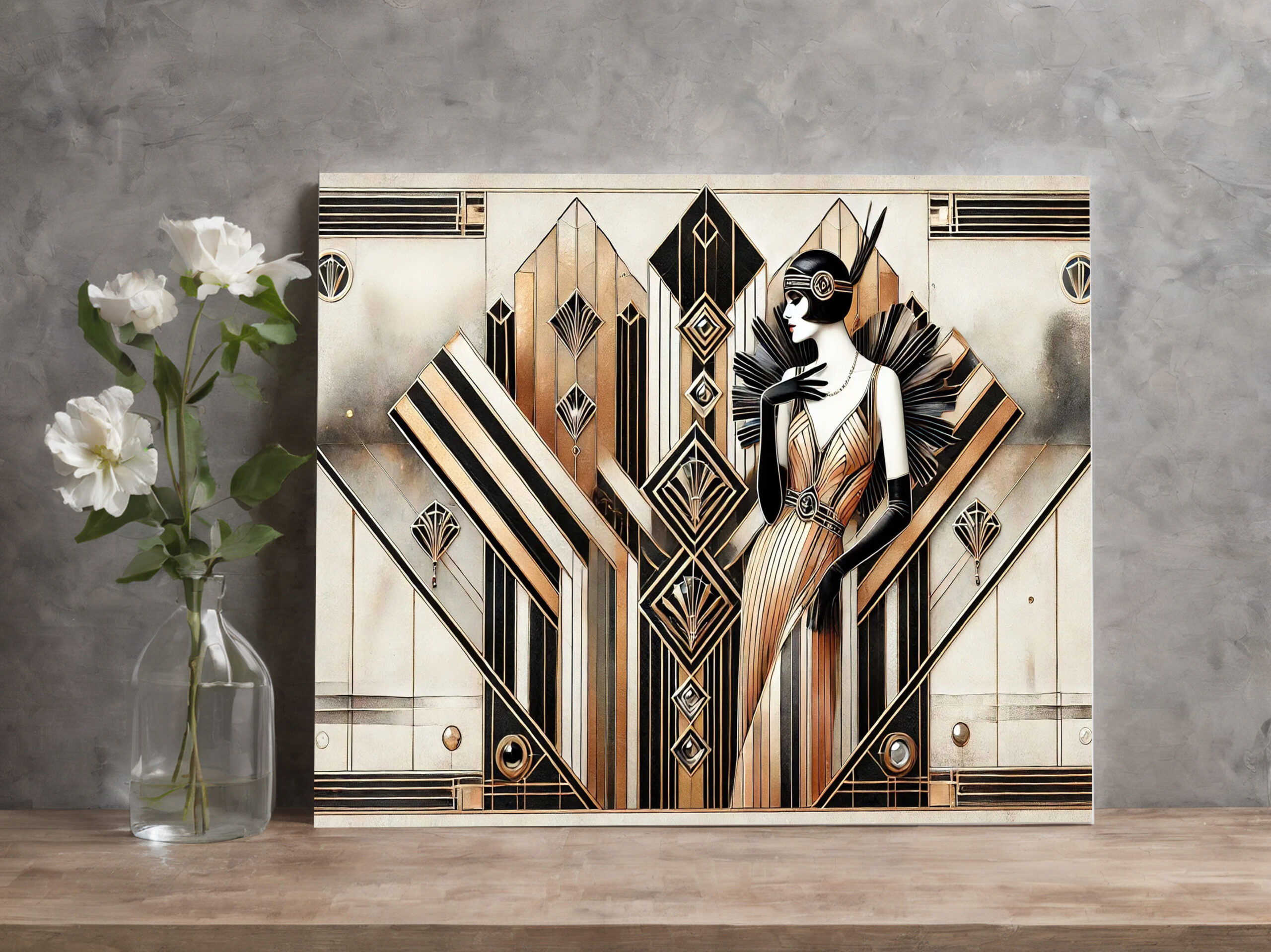 raxxa Canva: Gatsby Glamour Art Deco Scene