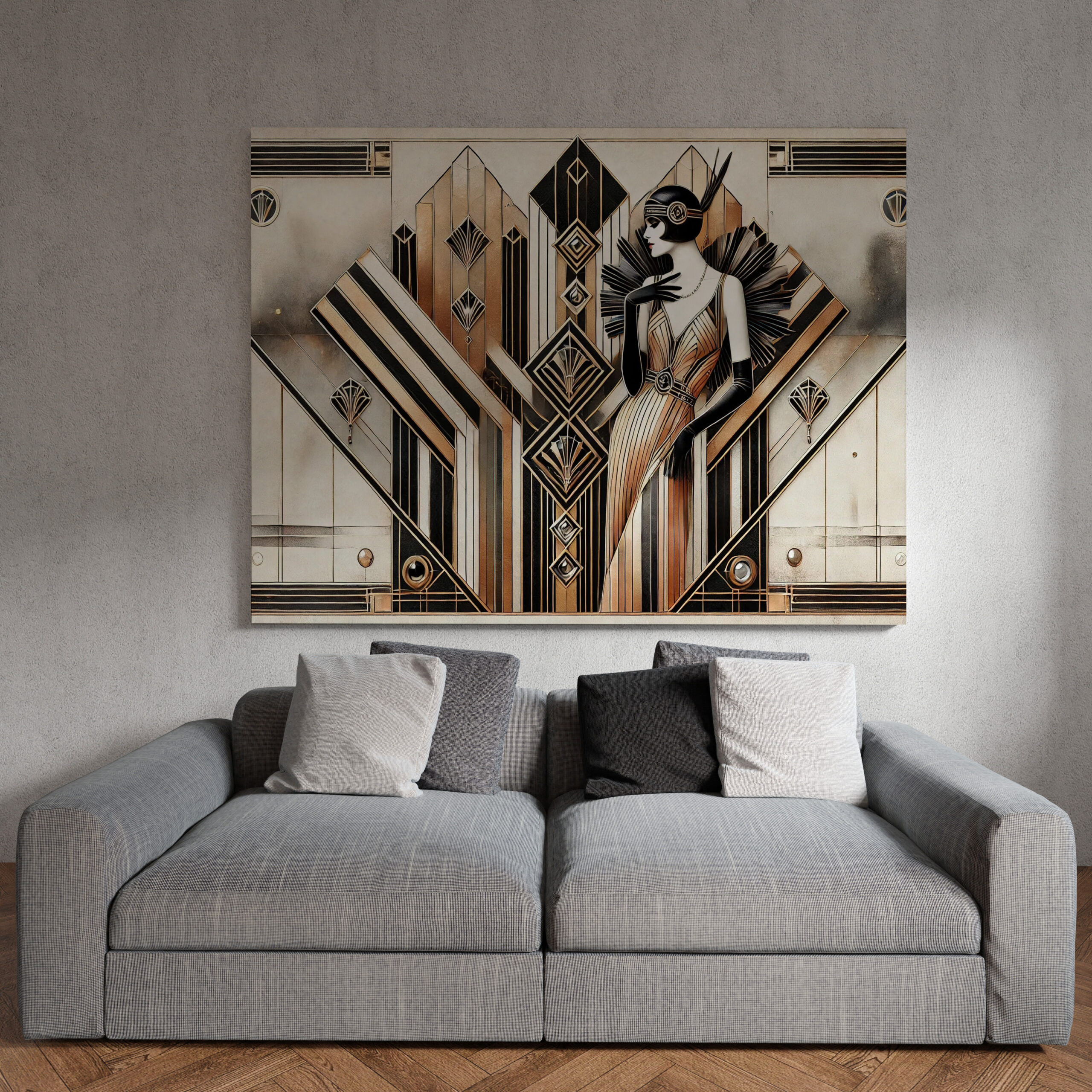 raxxa Canva: Gatsby Glamour Art Deco Scene – Image 2