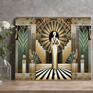 raxxa Canva: Golden Twenties Flair in Art Deco