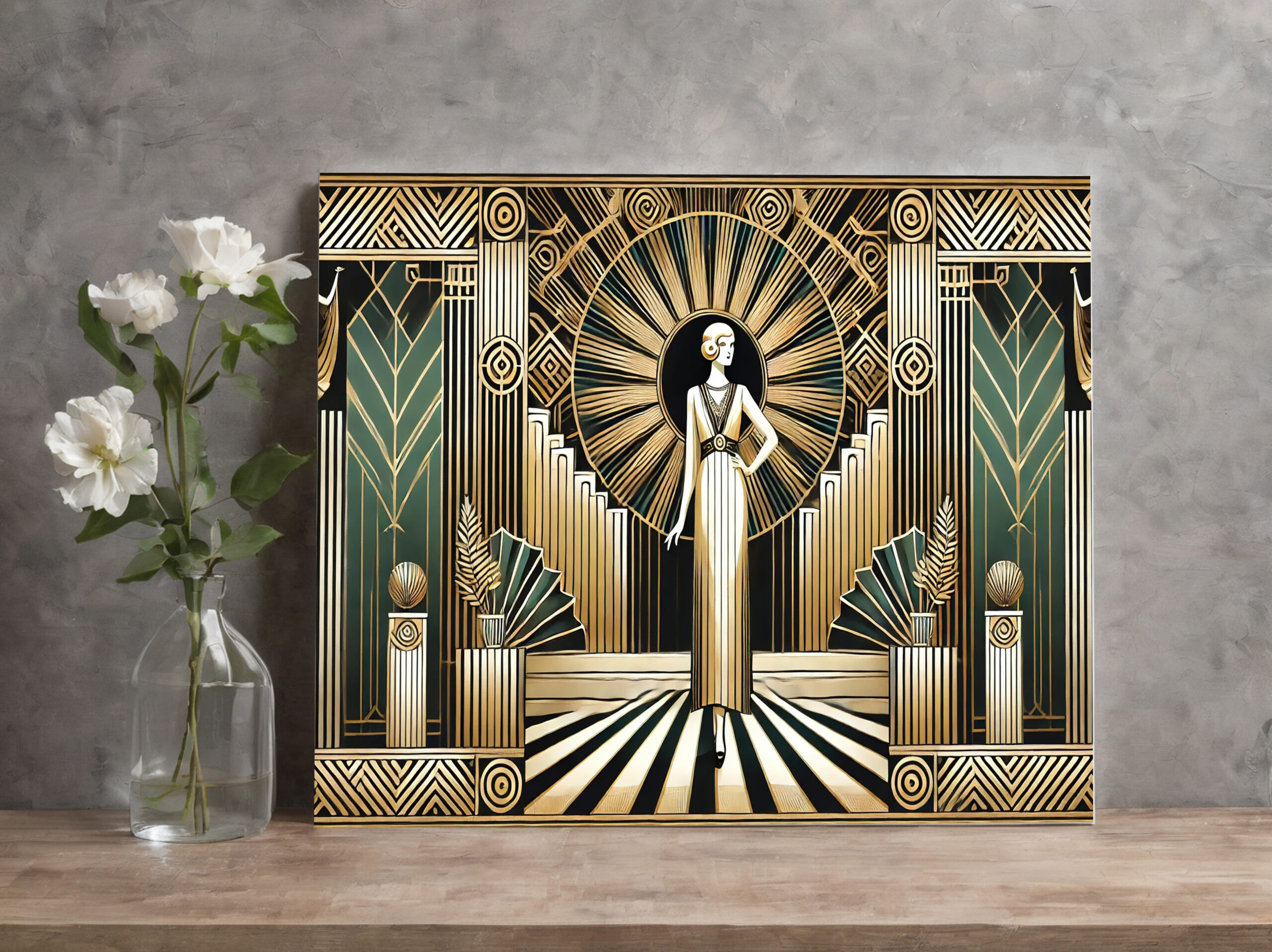 raxxa Canva: Golden Twenties Flair in Art Deco