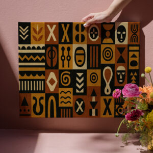 raxxa Canva: African Symbolic Rhythms