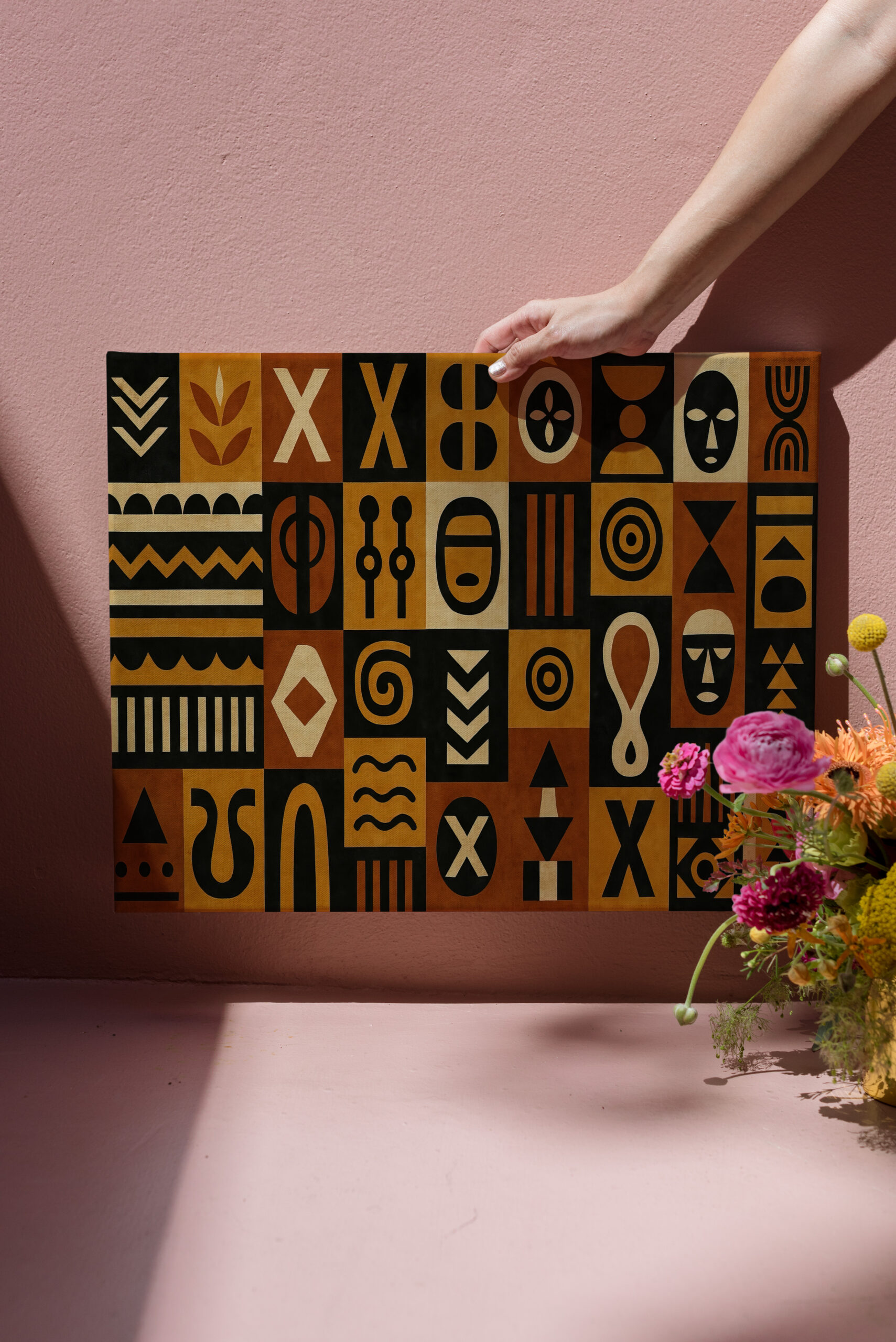 raxxa Canva: African Symbolic Rhythms