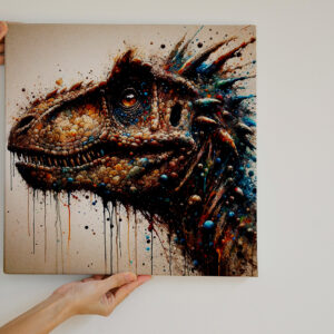 raxxa Canva: Powerful Dinosaur