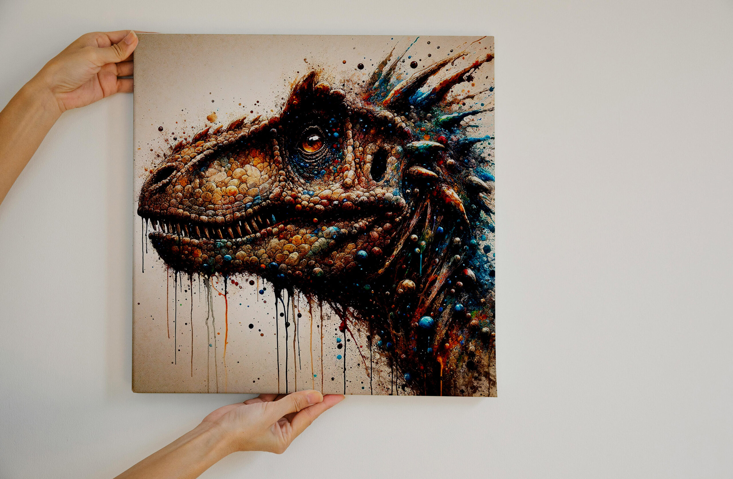 raxxa Canva: Powerful Dinosaur