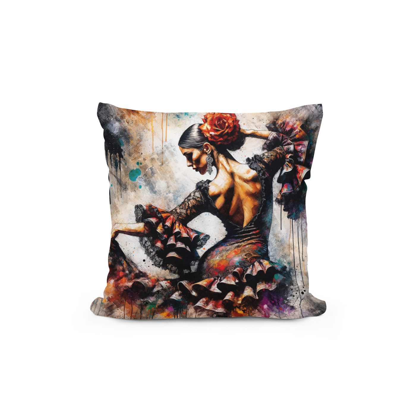 Kissen: Midnight Lace Flamenco Dancer - immagine 2