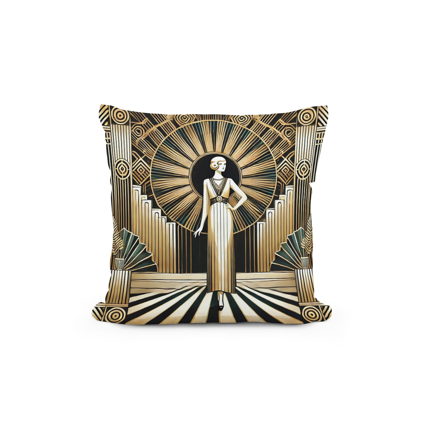 Kissen: Golden Twenties Flair in Art Deco – Bild 2