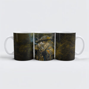 raxxa Premium-Tasse: Enchanted woodland alchemist cat