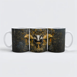 raxxa Premium-Tasse: Mystic mushroom badger