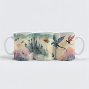 raxxa Premium-Tasse: Enchanted Castle and Fairies
