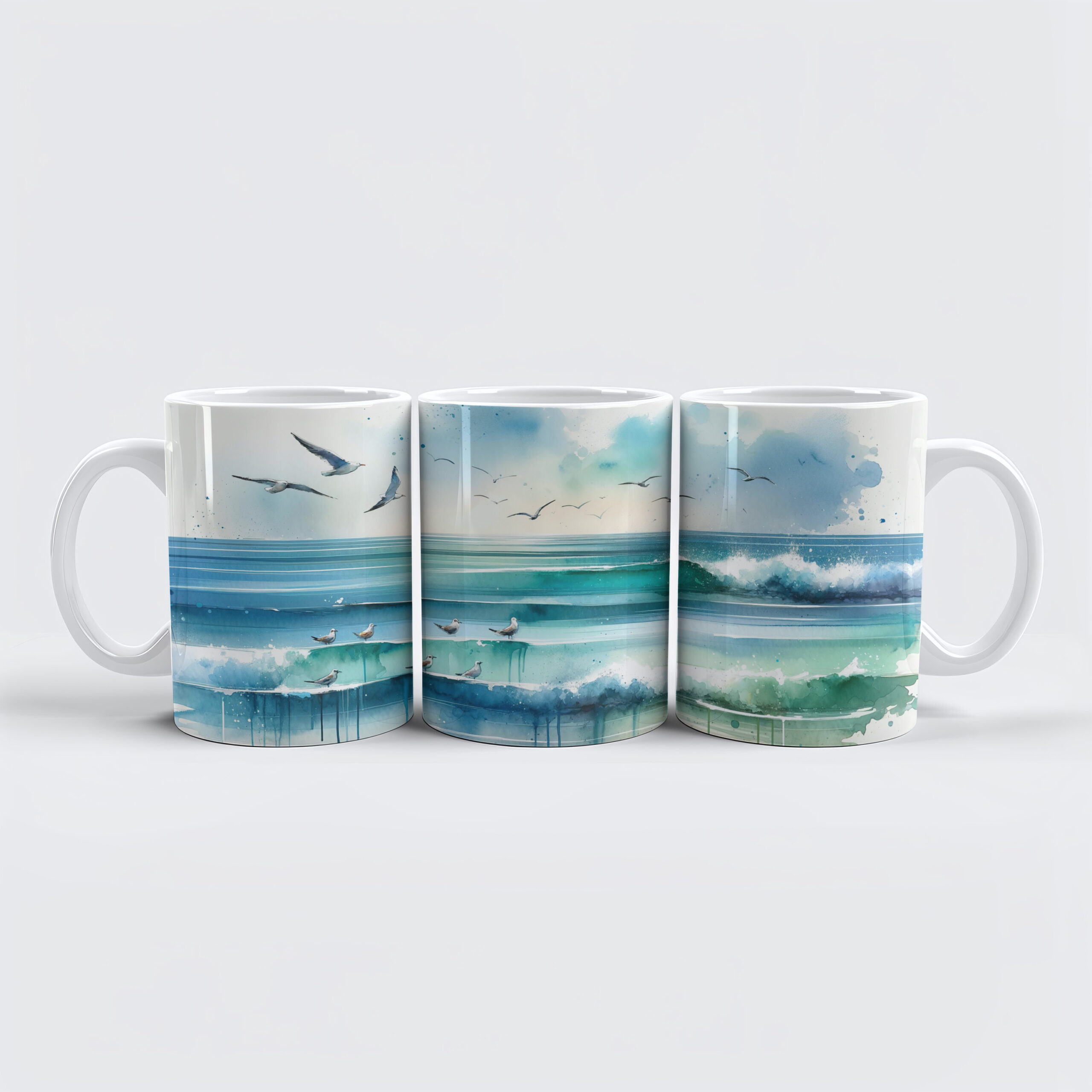 raxxa Premium-Tasse: Serene Seascape