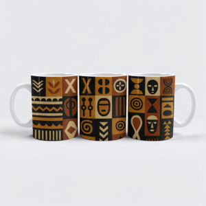 raxxa Premium-Tasse: African Symbolic Rhythms