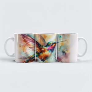 raxxa Premium-Tasse: Iridescent Hummingbird Mid Flight