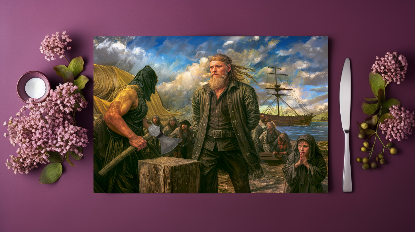 raxxa Premium-Tischset: Klaus Störtebeker Pirate Portrait – Image 3