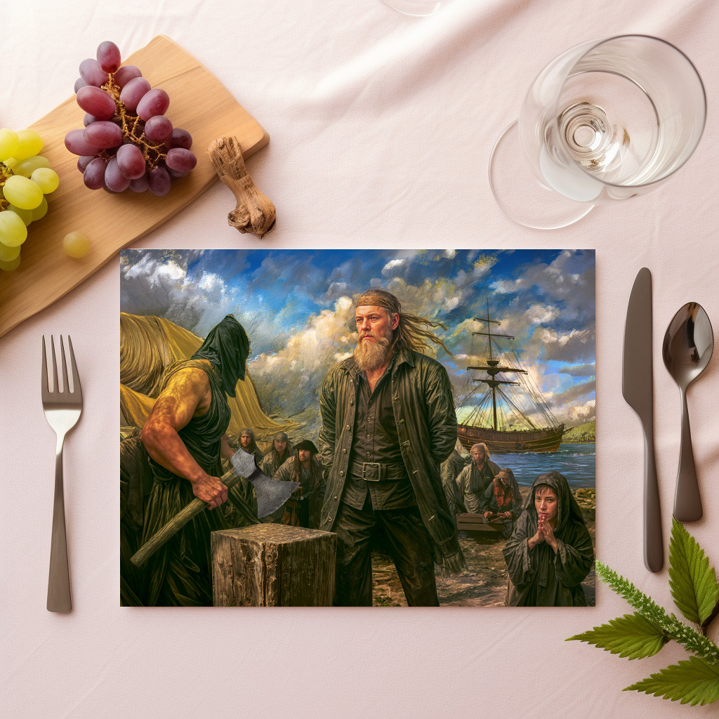 raxxa Premium-Tischset: Klaus Störtebeker Pirate Portrait – Image 2