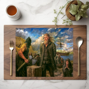 raxxa Premium-Tischset: Klaus Störtebeker Pirate Portrait