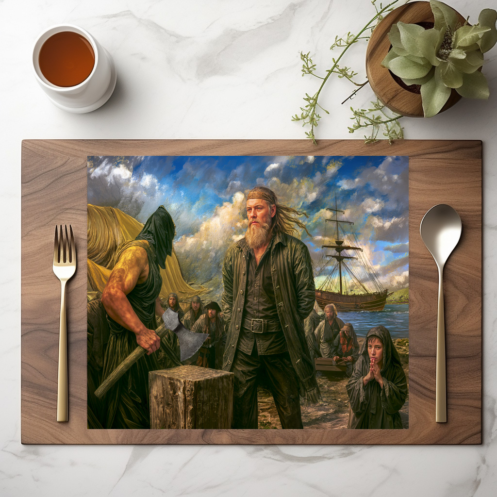 raxxa Premium-Tischset: Klaus Störtebeker Pirate Portrait