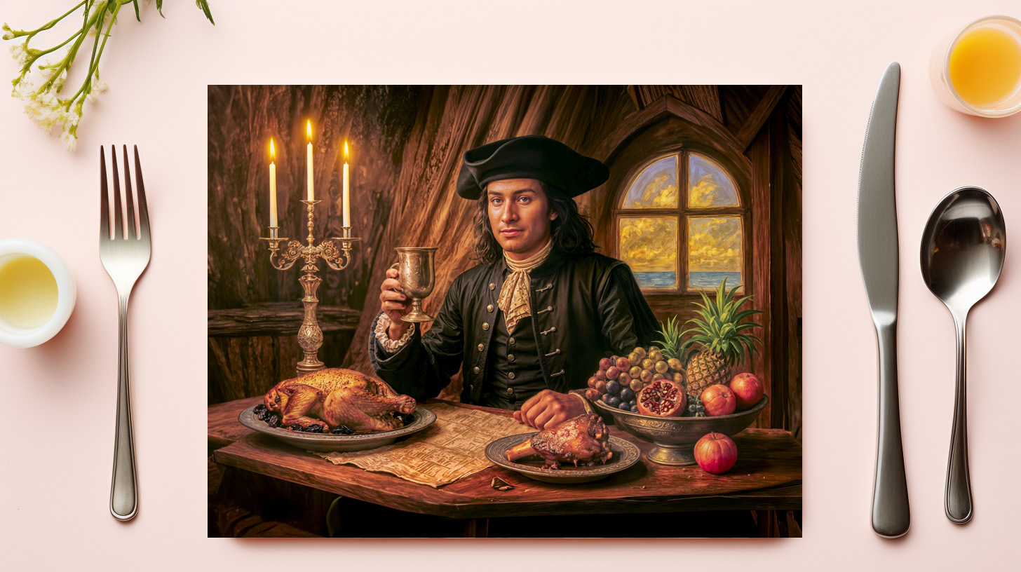 raxxa Premium-Tischset: Black Bart Pirate Tavern Portrait - immagine 2