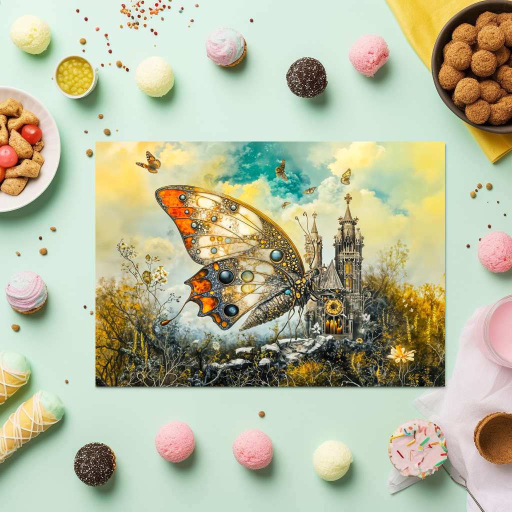 raxxa Premium-Tischset: Mystic altar butterfly