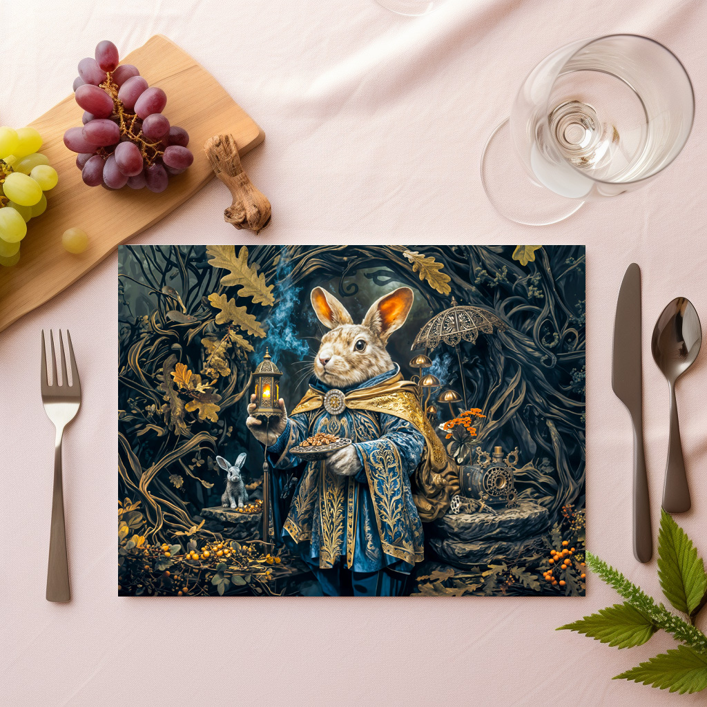 raxxa Premium-Tischset: Enchanted root bunny – Bild 2