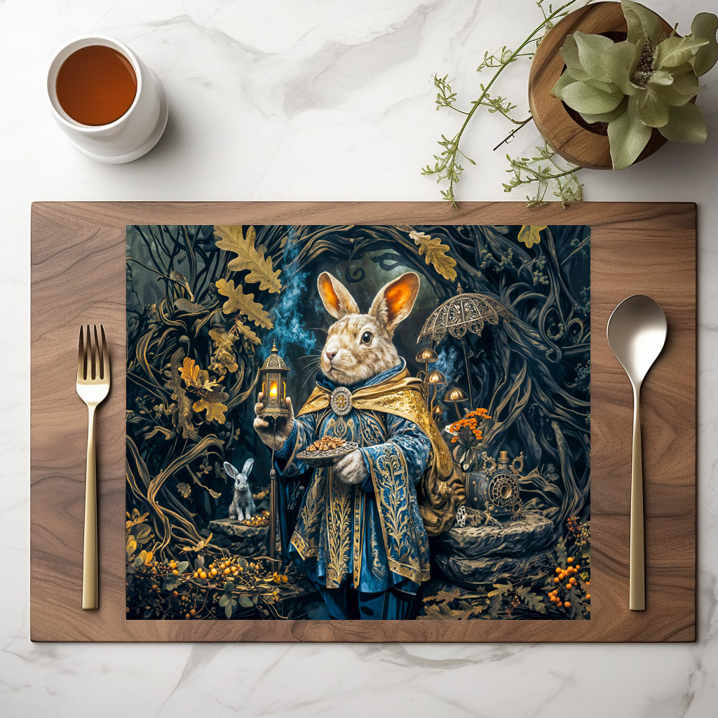raxxa Premium-Tischset: Enchanted root bunny – Bild 3