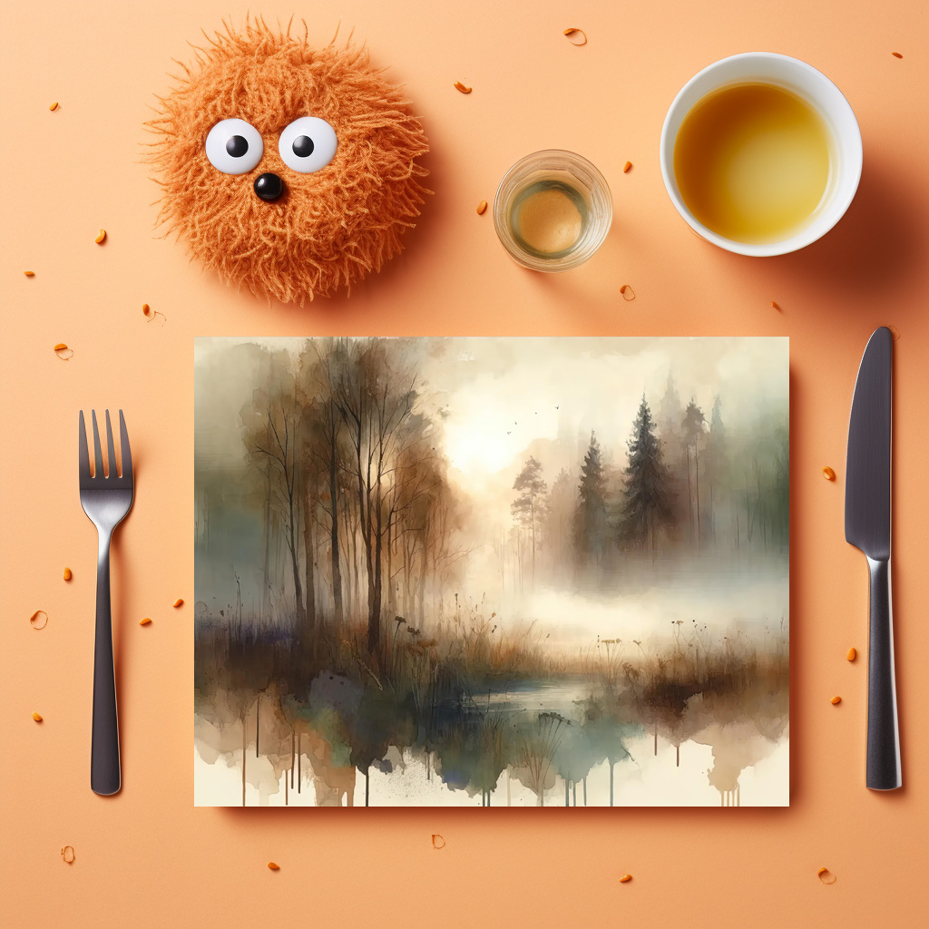 raxxa Premium-Tischset: Misty Forest Escape – Bild 2