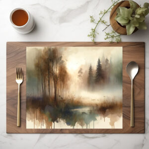raxxa Premium-Tischset: Misty Forest Escape
