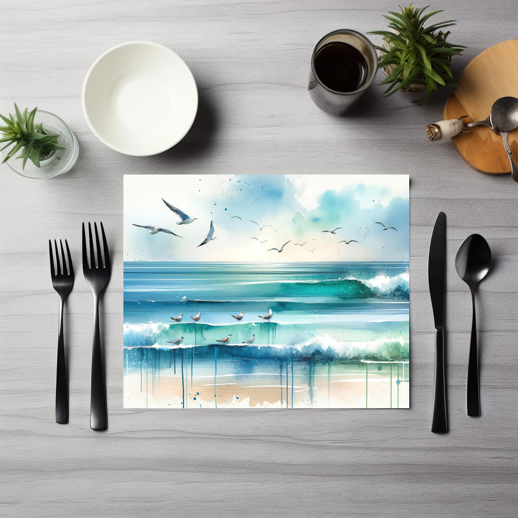 raxxa Premium-Tischset: Serene Seascape