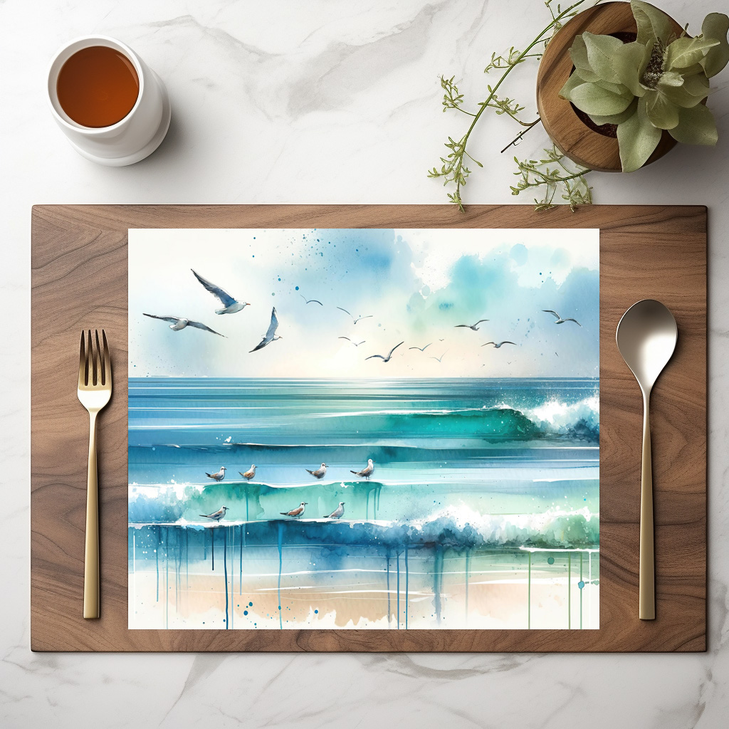 raxxa Premium-Tischset: Serene Seascape - Imagen 2
