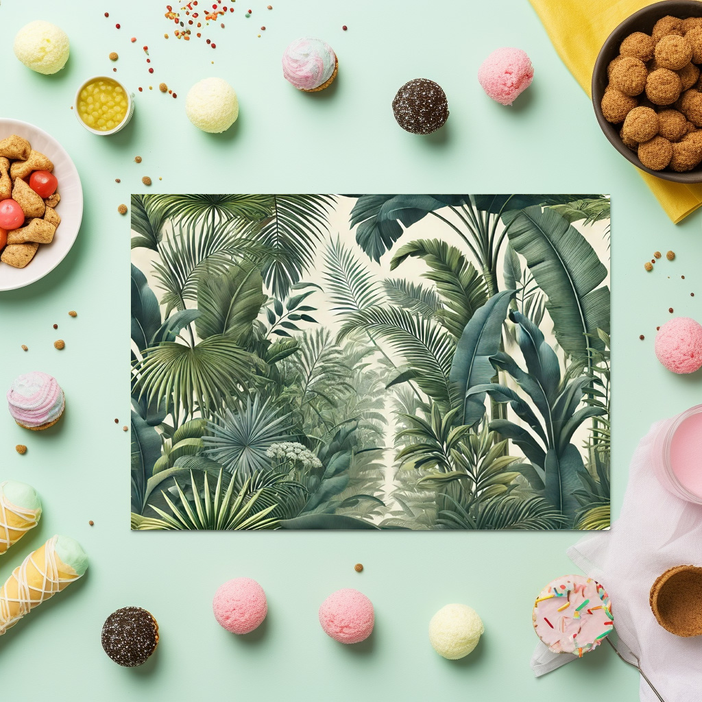 raxxa Premium-Tischset: Exotic Leafy Paradise - Imagen 3