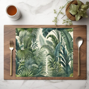 raxxa Premium-Tischset: Exotic Leafy Paradise