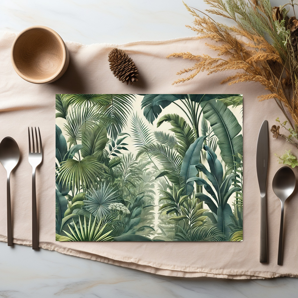 raxxa Premium-Tischset: Exotic Leafy Paradise - Imagen 2