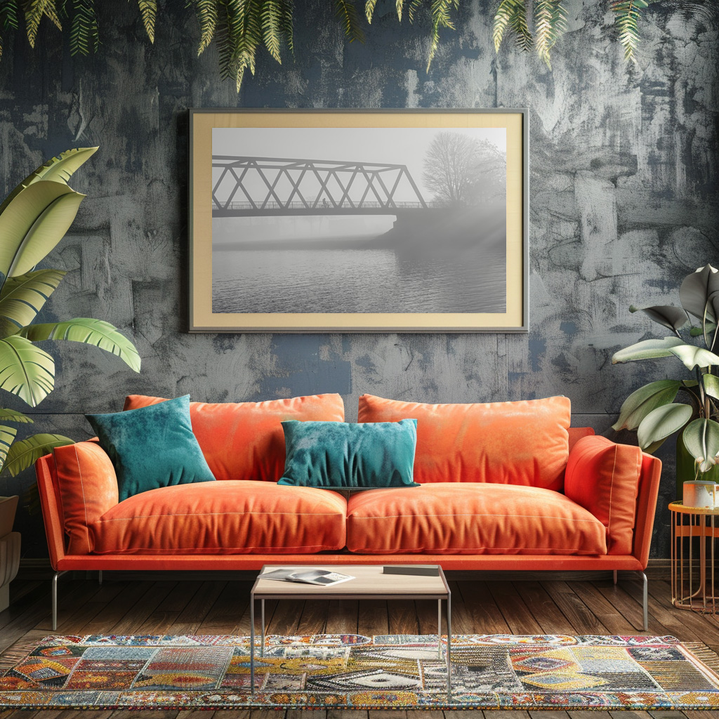 Poster: Eine Brücke im Nebel - Imagen 2