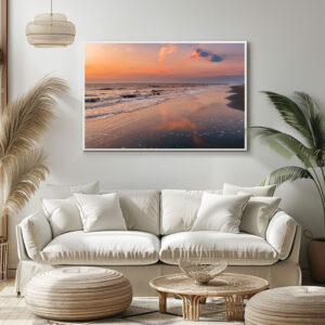 Poster: Sonnenuntergang am Meer