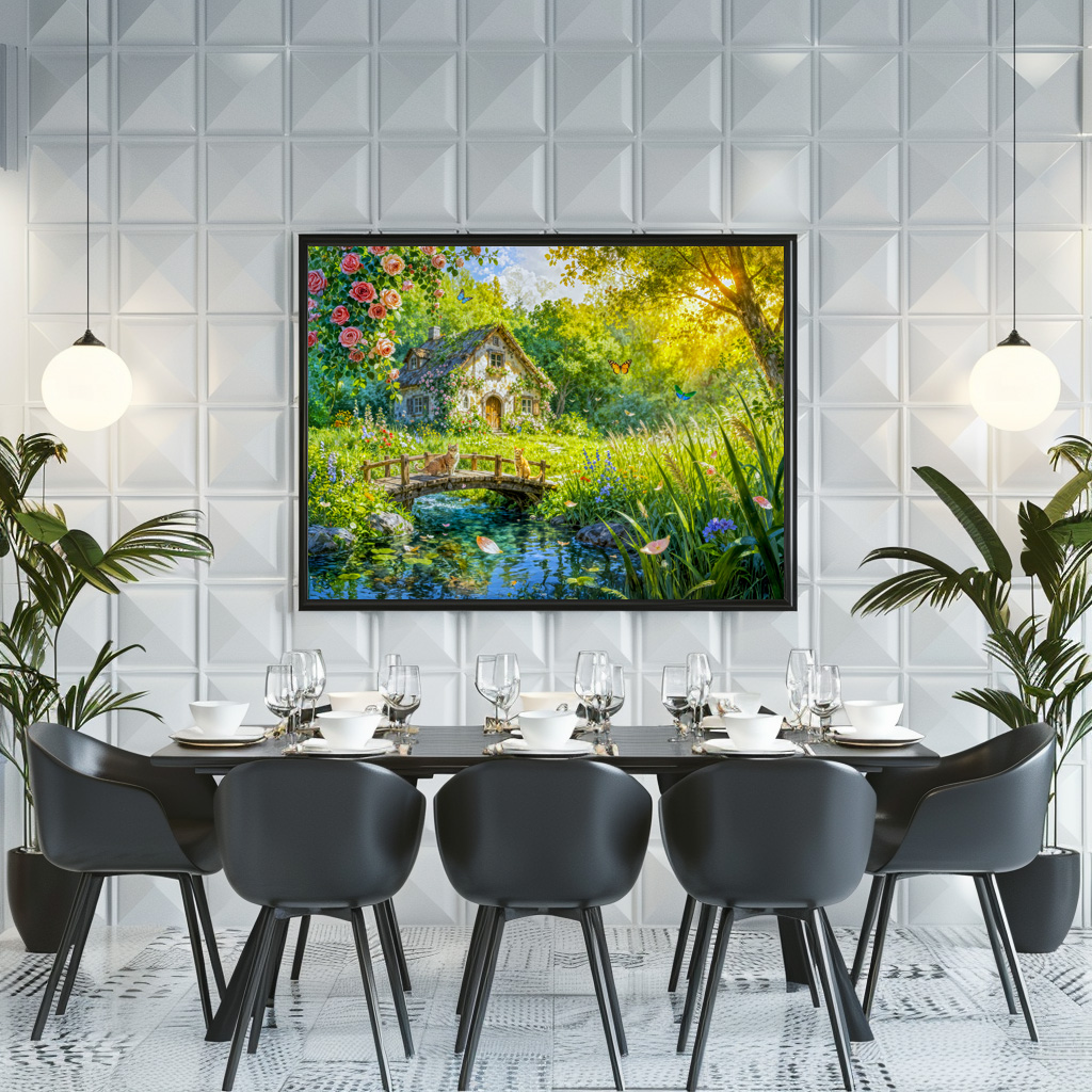 Poster: Rose Petal Cottage by the Wildbrook - Image 2