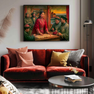 Poster: Madame Ching Pirate Queen Portrait