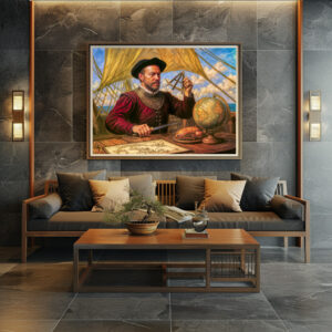 Poster: Sir Francis Drake Maritime Portrait