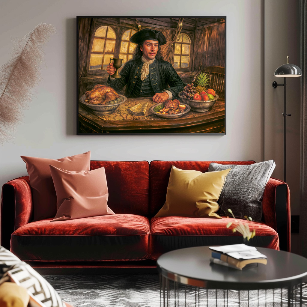 Poster: Black Bart Pirate Tavern Portrait